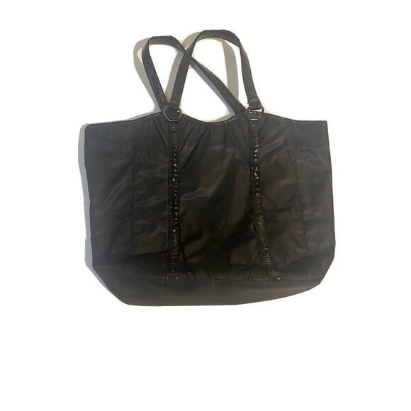 Ann Taylor Shoulder Bag Weekender Tote Large Black - Picture 1 of 5